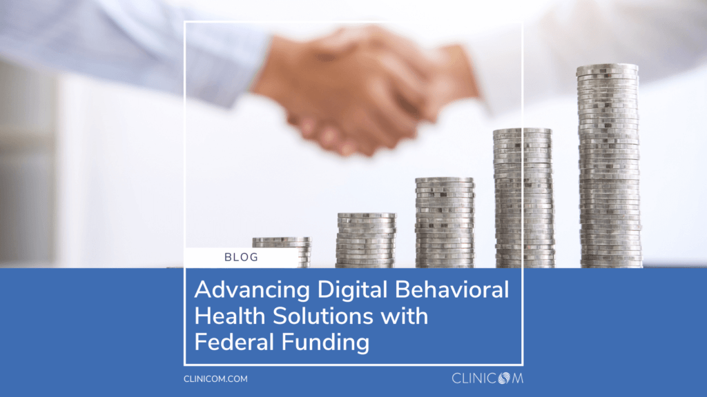 digital behavioral health Federal funding